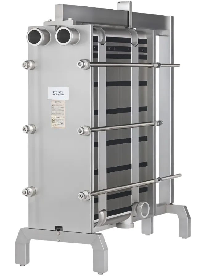 Intercambiador de calor de placas y bastidor BaseLine Alfa Laval para procesos higiénicos