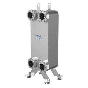 Intercambiador de calor Alfa Nova 200 - Diseño en acero inoxidable con capacidad de hasta 18 barg