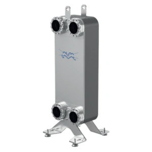 Intercambiador de calor Alfa Nova 400 - Acero inoxidable con soporte para 19 barg y dimensiones compactas