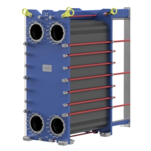 Intercambiador de placas T45-FM - Modelo gigante (3540x1782 mm) para 11 barg (159 psig) de presión