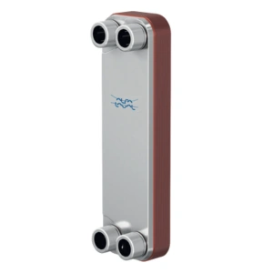 Intercambiador de calor Alfa Laval modelo CB20, medidas 324 mm de alto y 94 mm de ancho, máxima presión 16 barg