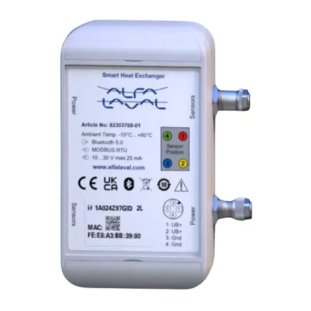 The Smart Heat Exchanger Alfa Laval, sistema de monitoreo inteligente para intercambiadores de calor de placas con juntas